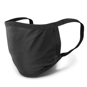 Black Reusable 3-ply Cotton Face Mask