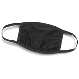 Black Reusable 3-ply Cotton Face Mask