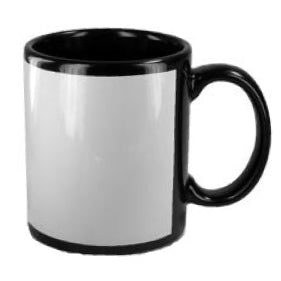 Black Can Mug Sublimation 330ml - Promosmart Australia