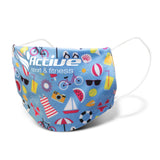 White Reusable Face Mask Full Colour