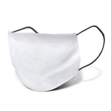 White Reusable Face Mask Full Colour