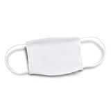 White Reusable Face Mask Full Colour