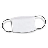 White Reusable Face Mask Full Colour