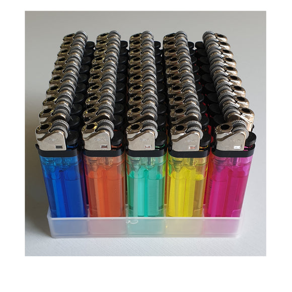 Cigarette Lighters Transparent (Mixed) - Promosmart Australia