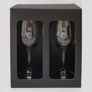 Madison Wine Glass Twin Pack 350ml - Promosmart Australia