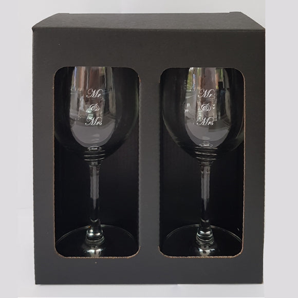 Madison Wine Glass Twin Pack 350ml - Promosmart Australia